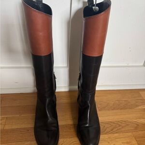 Bally Black and Brown riding Boots